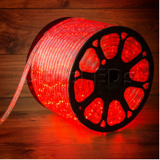 Дюралайт LED, эффект мерцания (2W) - красный, бухта 100м