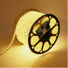 LED лента 220 В, 13х8 мм, IP67, SMD 5050, 60 LED/m, цвет свечения теплый белый